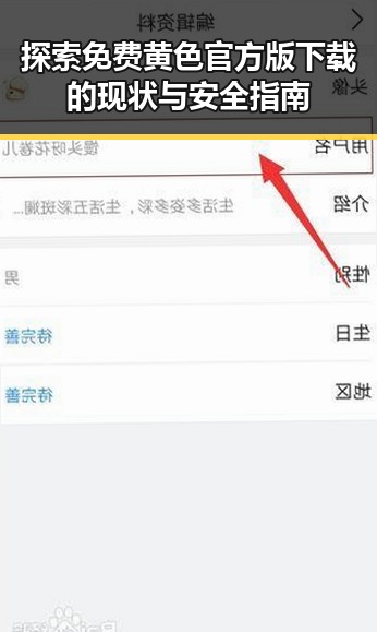 探索免费黄色官方版下载的现状与安全指南