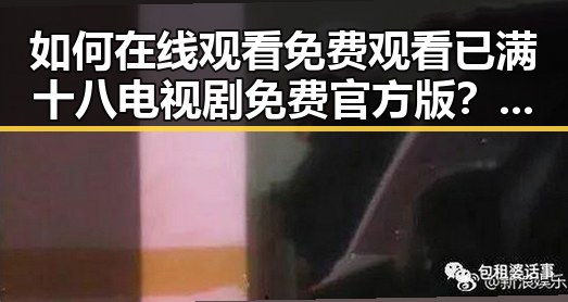 如何在线观看 免费观看已满十八电视剧免费官方版？全面指南与最新资源分析
