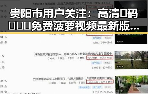 贵阳市用户关注：高清🈚码🔞❌♋免费菠萝视频最新版下载现状解析