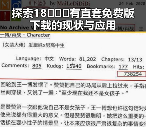 探索18❌❌❌有直套免费版下载的现状与应用