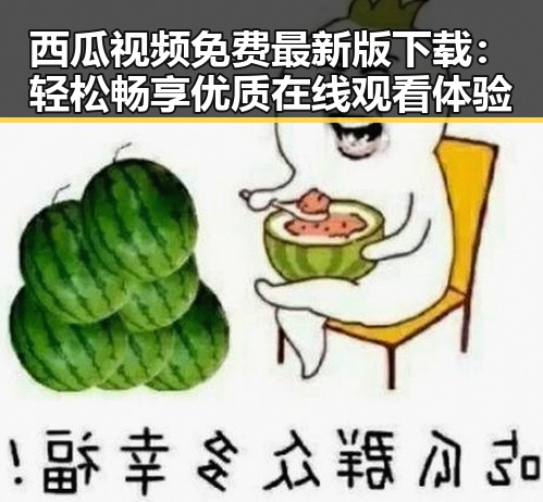 西瓜视频免费最新版下载：轻松畅享优质在线观看体验