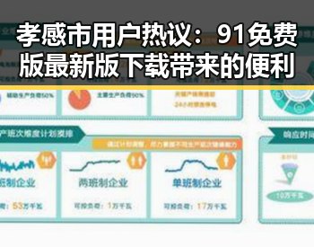 孝感市用户热议：91免费版最新版下载带来的便利
