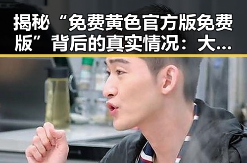 揭秘“免费黄色官方版免费版”背后的真实情况：大连市的最新动态