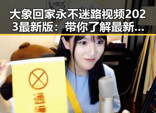 大象回家永不迷路视频2023最新版：带你了解最新的温馨故事