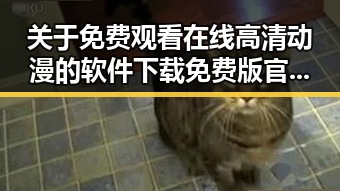 关于 免费观看在线高清动漫的软件下载免费版官方版的详细介绍