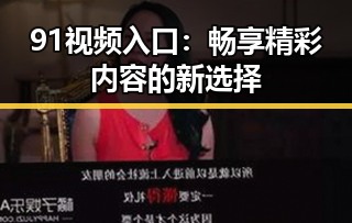 91视频入口：畅享精彩内容的新选择