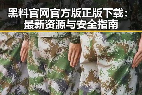 黑料 官网官方版正版下载：最新资源与安全指南