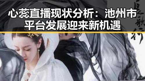 心蕊直播现状分析：池州市平台发展迎来新机遇