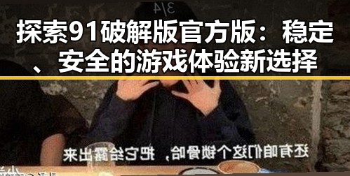 探索91破解版官方版：稳定、安全的游戏体验新选择