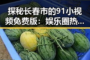 探秘长春市的91小视频免费版：娱乐圈热议的焦点