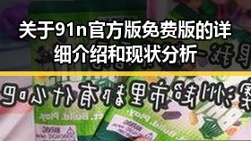 关于91n官方版免费版的详细介绍和现状分析