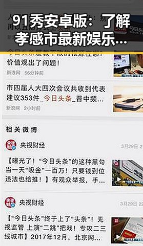 91秀安卓版：了解孝感市最新娱乐资讯的首选平台