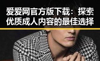 爱爱网官方版下载：探索优质成人内容的最佳选择