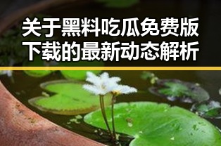 关于黑料吃瓜免费版下载的最新动态解析