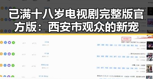 已满十八岁电视剧完整版官方版：西安市观众的新宠