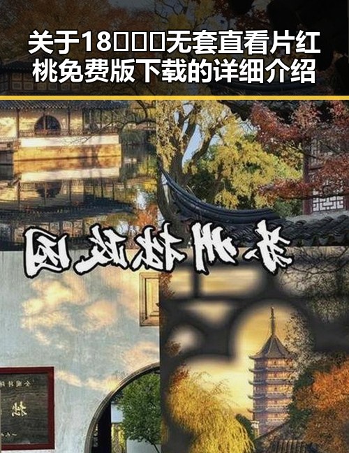 关于18❌❌❌无套直看片红桃免费版下载的详细介绍