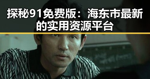 探秘91免费版：海东市最新的实用资源平台