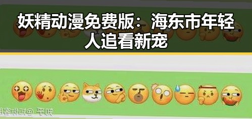 妖精动漫免费版：海东市年轻人追看新宠
