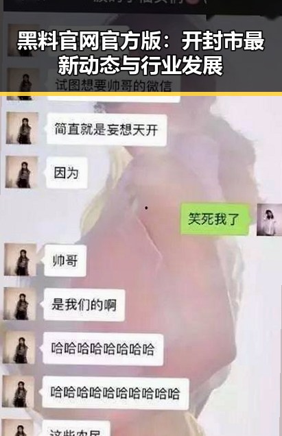 黑料 官网官方版：开封市最新动态与行业发展
