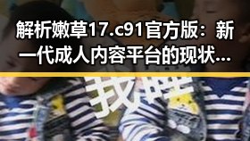 解析嫩草17.c 91官方版：新一代成人内容平台的现状与发展