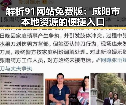 解析91网站免费版:咸阳市本地资源的便捷入口