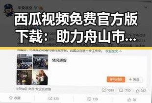 西瓜视频免费官方版下载：助力舟山市用户畅享高清娱乐