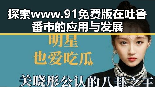 探索www.91免费版在吐鲁番市的应用与发展