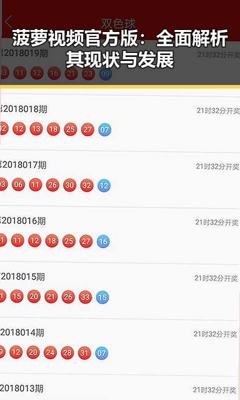菠萝视频官方版：全面解析其现状与发展