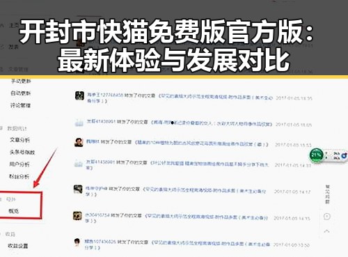 开封市快猫免费版官方版：最新体验与发展对比