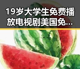 19岁大学生免费播放电视剧美国免费版：年轻人追剧新体验