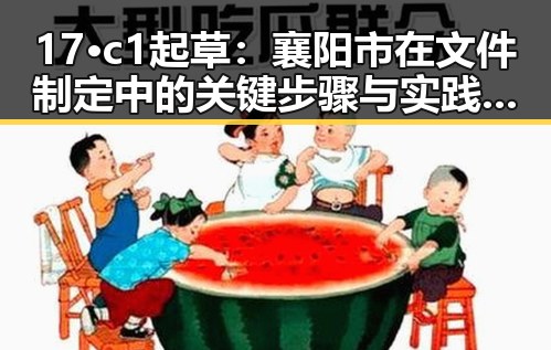 17·c1起草：襄阳市在文件制定中的关键步骤与实践探索