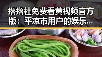 擼擼社免费看黄 视频官方版：平凉市用户的娱乐新选择