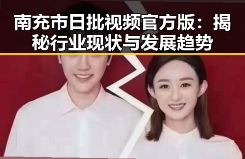 南充市日批视频官方版：揭秘行业现状与发展趋势