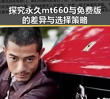 探究永久mt660与免费版的差异与选择策略