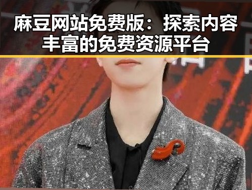 麻豆网站免费版：探索内容丰富的免费资源平台